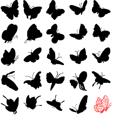 font butterfly