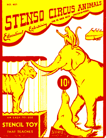 #401 - Stenso Circus Animals - circa 1940's